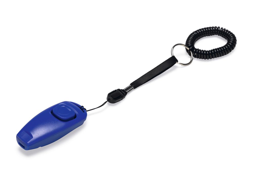 Beeztees Training Clicker Jalo - Hund - Blau - 7x3x2 cm