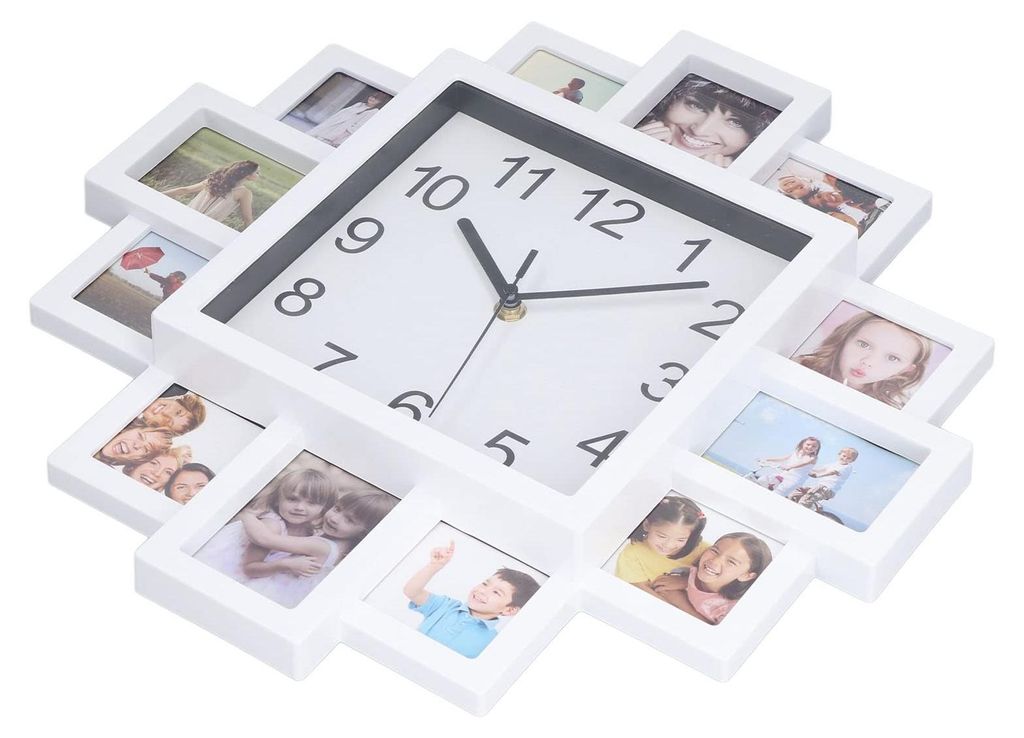 Ramka na zdjęcia i zegar ścienny o wymiarach 15,35 cala - Zdjęcie produktu 