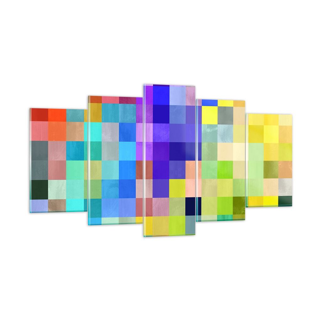 Bilder auf glas - Abstraktion modern - 160x85cm - Glasbilder - Wandbilder - Kunstdruck - zum Aufhängen bereit - Wanddekoration aus Glas - Glas Bil...