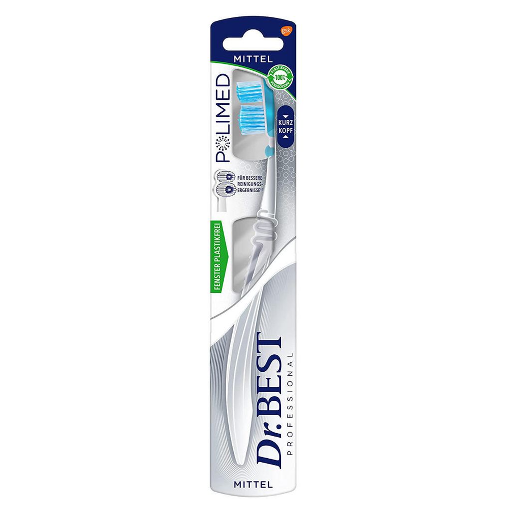 Dr.Best ZB Polimed tête courte moyenne 1pc Image du produit 