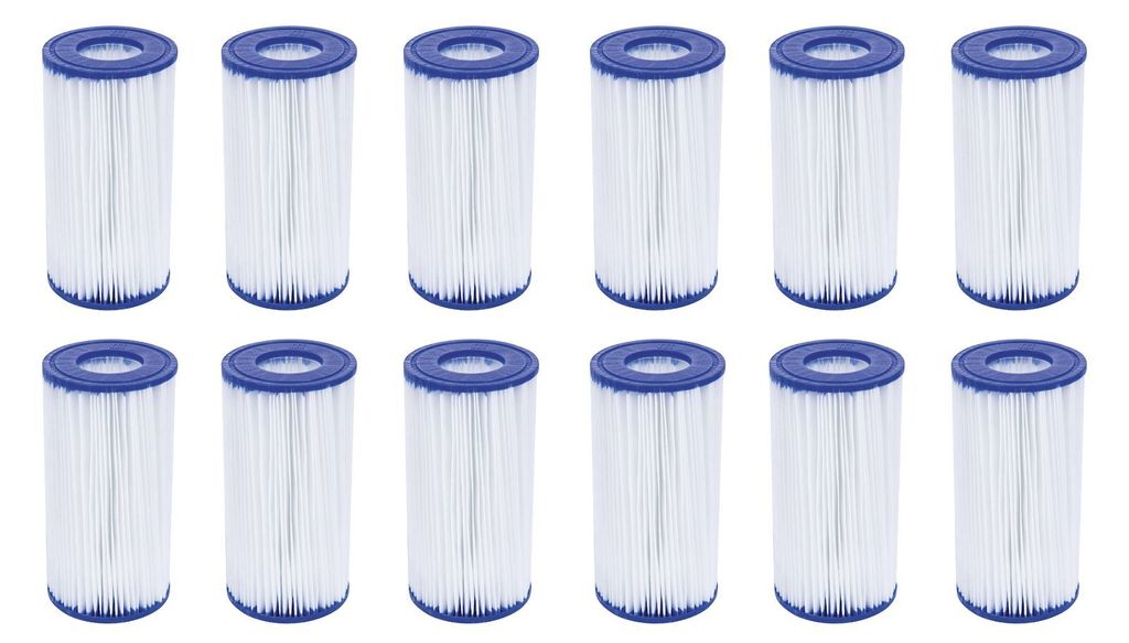 12 Stück Bestway Poolfilter Gr.3 Produktbild 