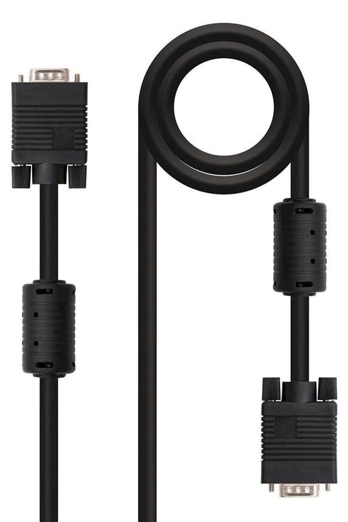 Nanocable 10.15.0102 Svga Cable With Ferrite For Monitor, Beamer, Pc