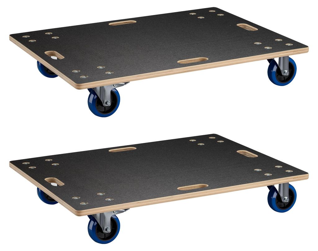 Wiltec Transportroller 2er Set 600 x 400 mm mit 800 kg Produktbild 