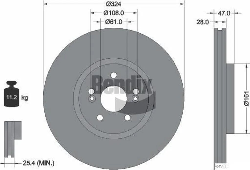 Supprimez les vibrations au freinage : Disque BENDIX BDS1167HC Espace