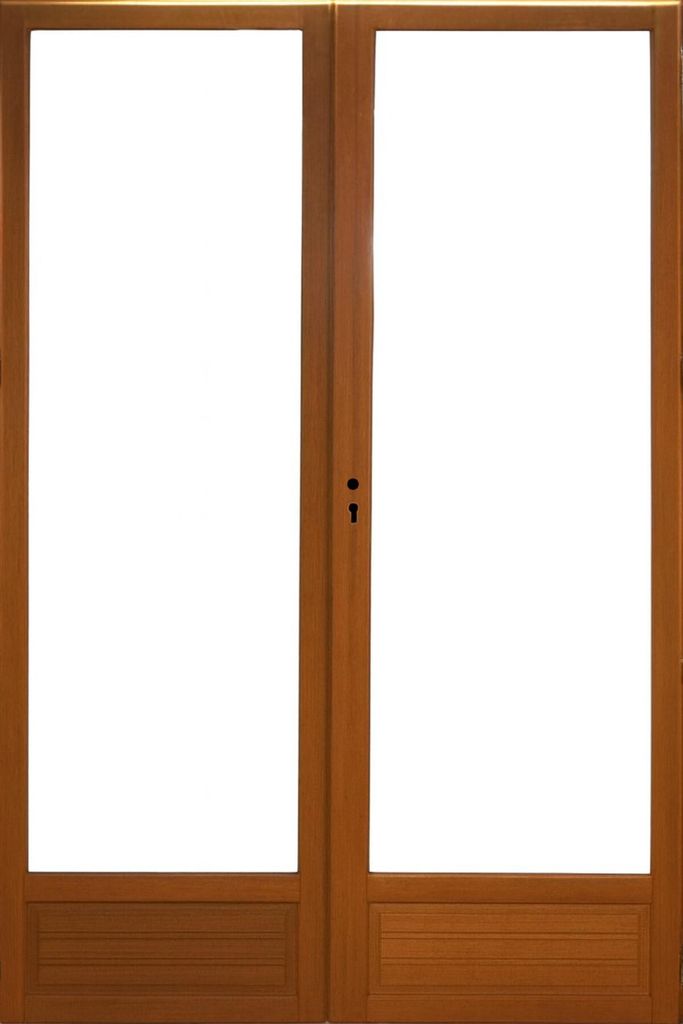 Porte Fenetre Bois 2 Vantaux H205 x L120 Cotes Tableau Image du produit 