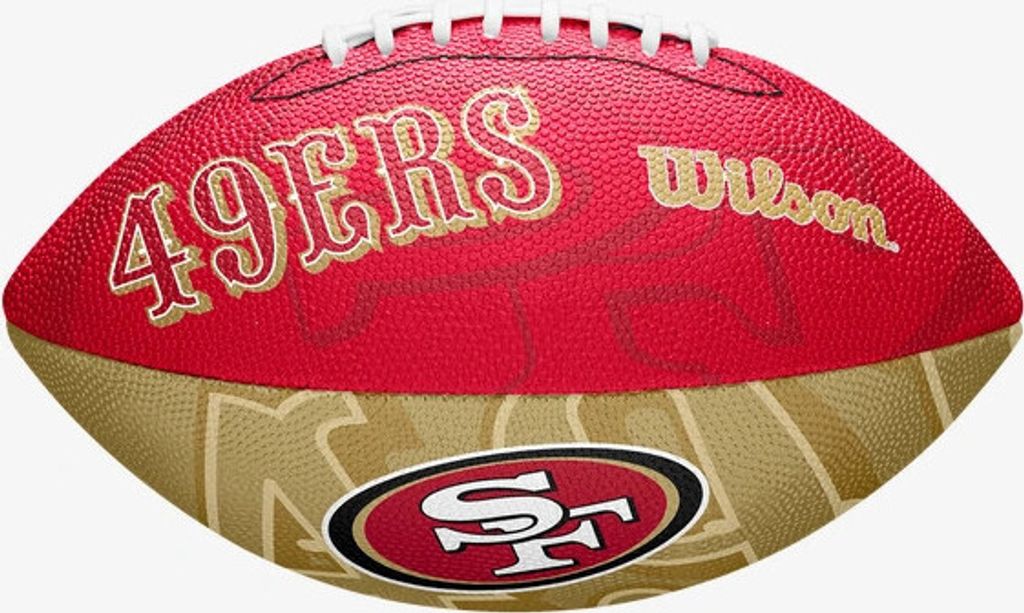 Wilson F1534XB NFL Team Logo Junior Club 49ers Fanzone Artikel