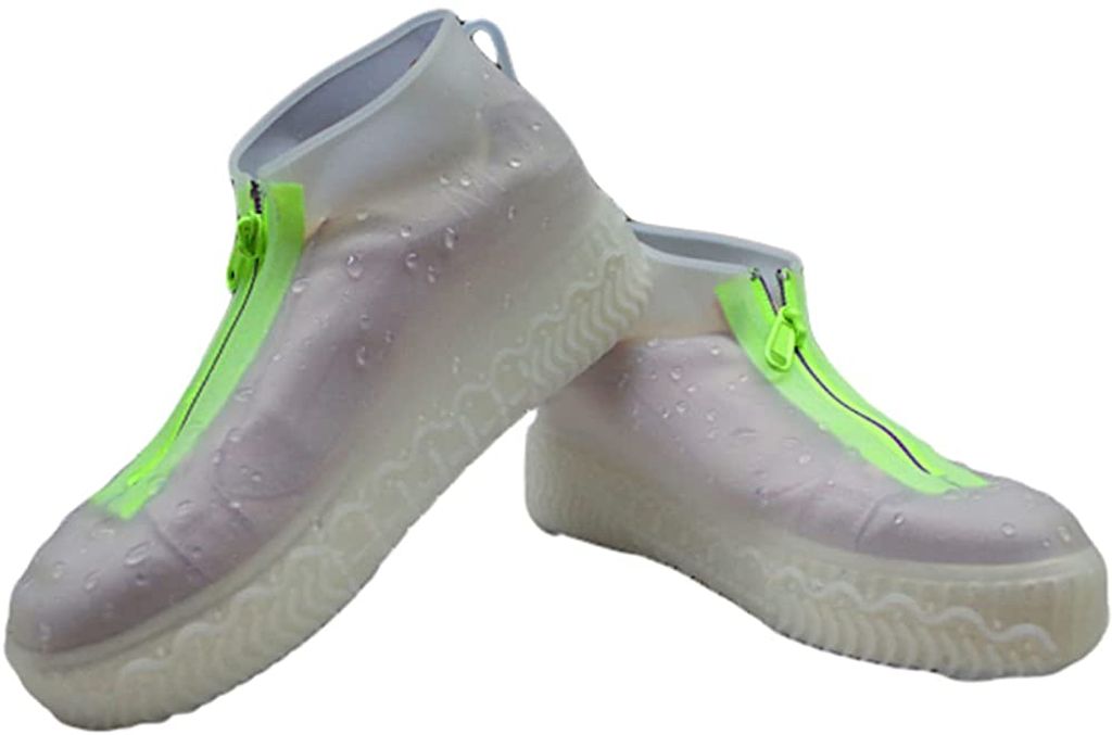 1Paar Silikon Überschuhe Wasserdichte Schuh-Überzieher Rutschfeste Regen Schuhe 