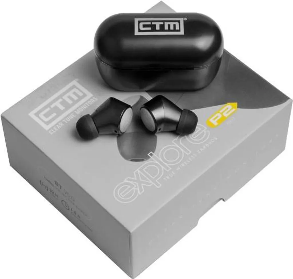 CTM Explore P2 Écouteurs Bluetooth Intra-Auriculaires avec Son Stéréo