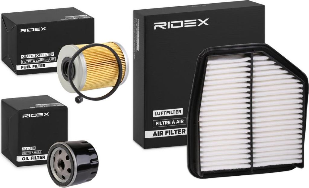 RIDEX Filterset Inspektionspaket Filtersatz für SUZUKI Grand Vitara II SUV (JT, TE, TD)