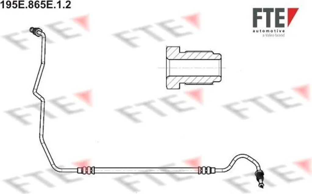 Flexible de Frein FTE 9240367 OE 463150004R pour Scenic et Megane