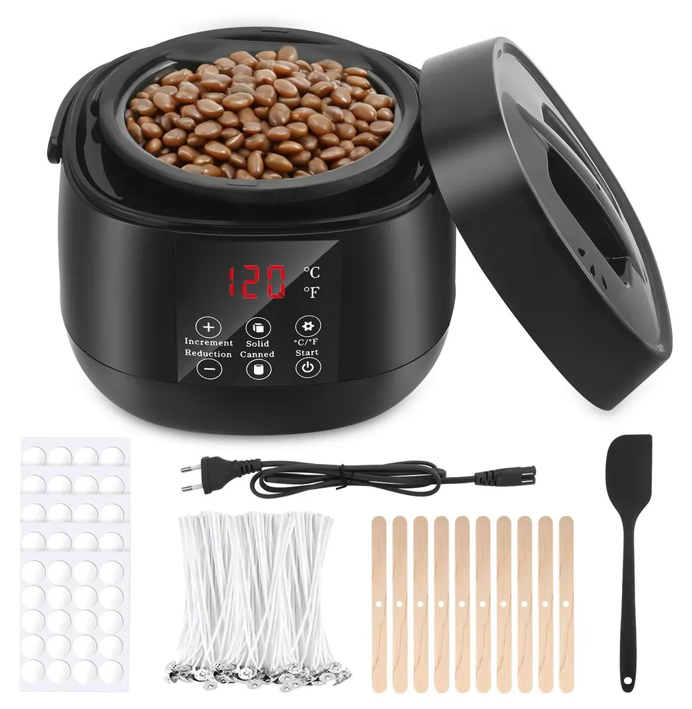 Appareil de fusion de cire à double température avec kit de démarrage