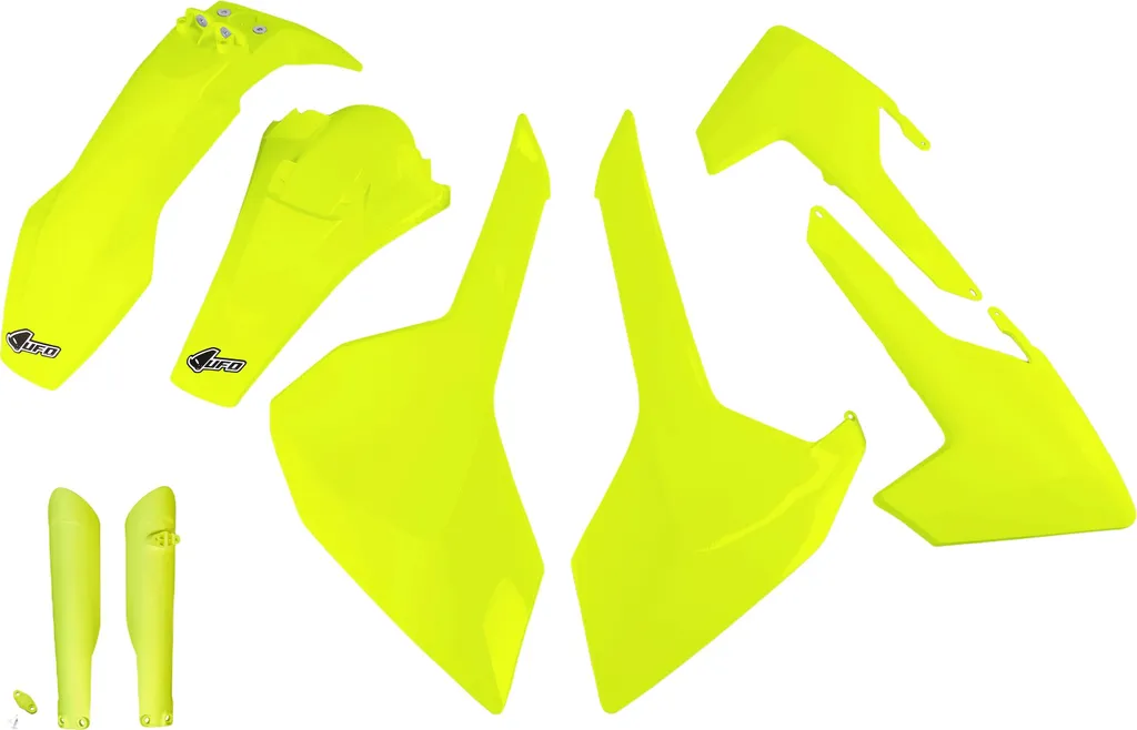Kit Carrosserie Moto Enduro UFO Jaune pour Husqvarna TE TX FE 17-19