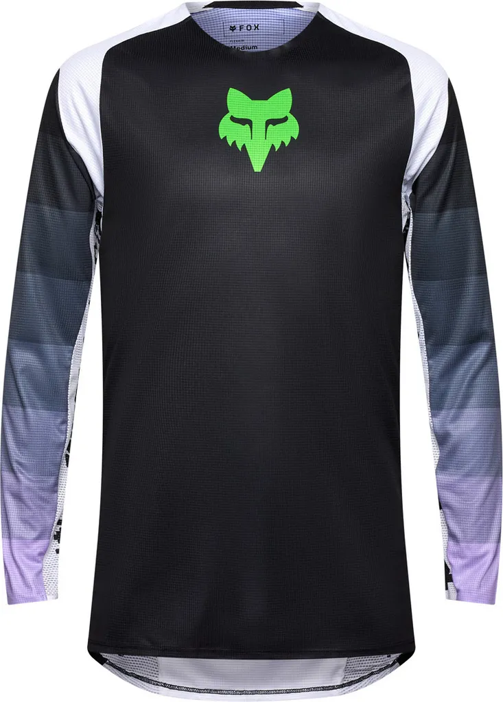 Maillot FOX Flexair Grid Noir/Lila L : Fini la Transpiration en Cross
