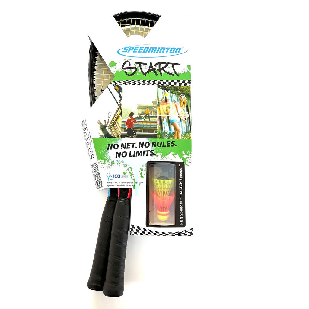 SPEEDMINTON Speedminton Set START - blau/grün/schwarz -