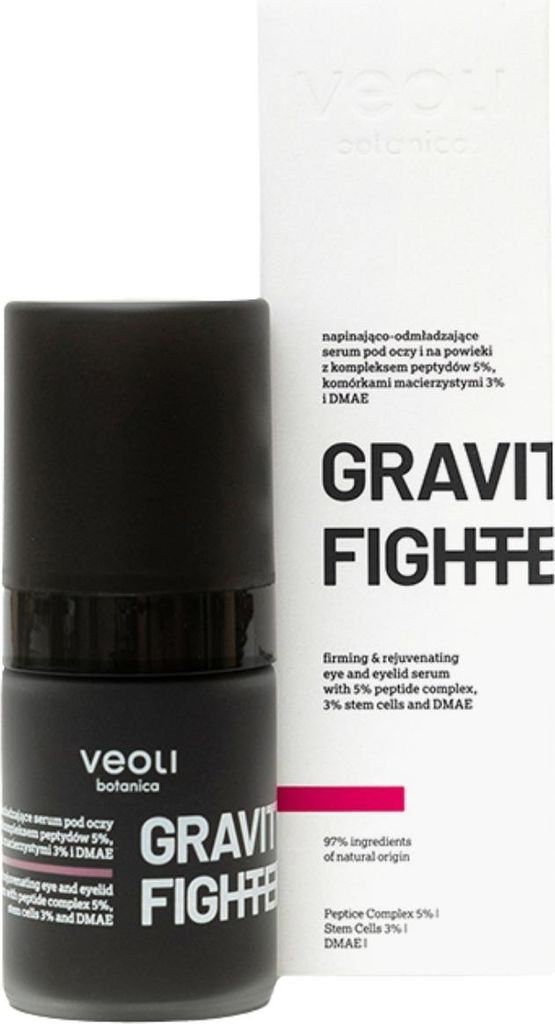 Veoli Botanica GRAVITY FIGHTER, Straffendes und verjüngendes Augen- und Augenlidserum, 15 ml