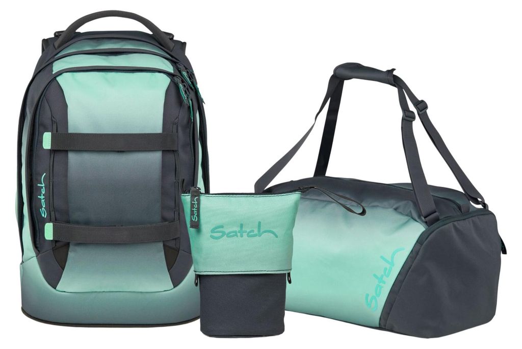 Satch, Schulrucksack-Set PACK Gradient Mint 3-teilig, ab 5. Produktbild 