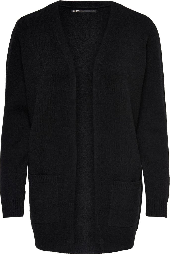 ONLY 15174274, Cardigan, Erwachsener, Weiblich, Schwarz, XL, Machine wash half load short spin cycle at 30°C Do not bleach Do not tumble dry Low t...