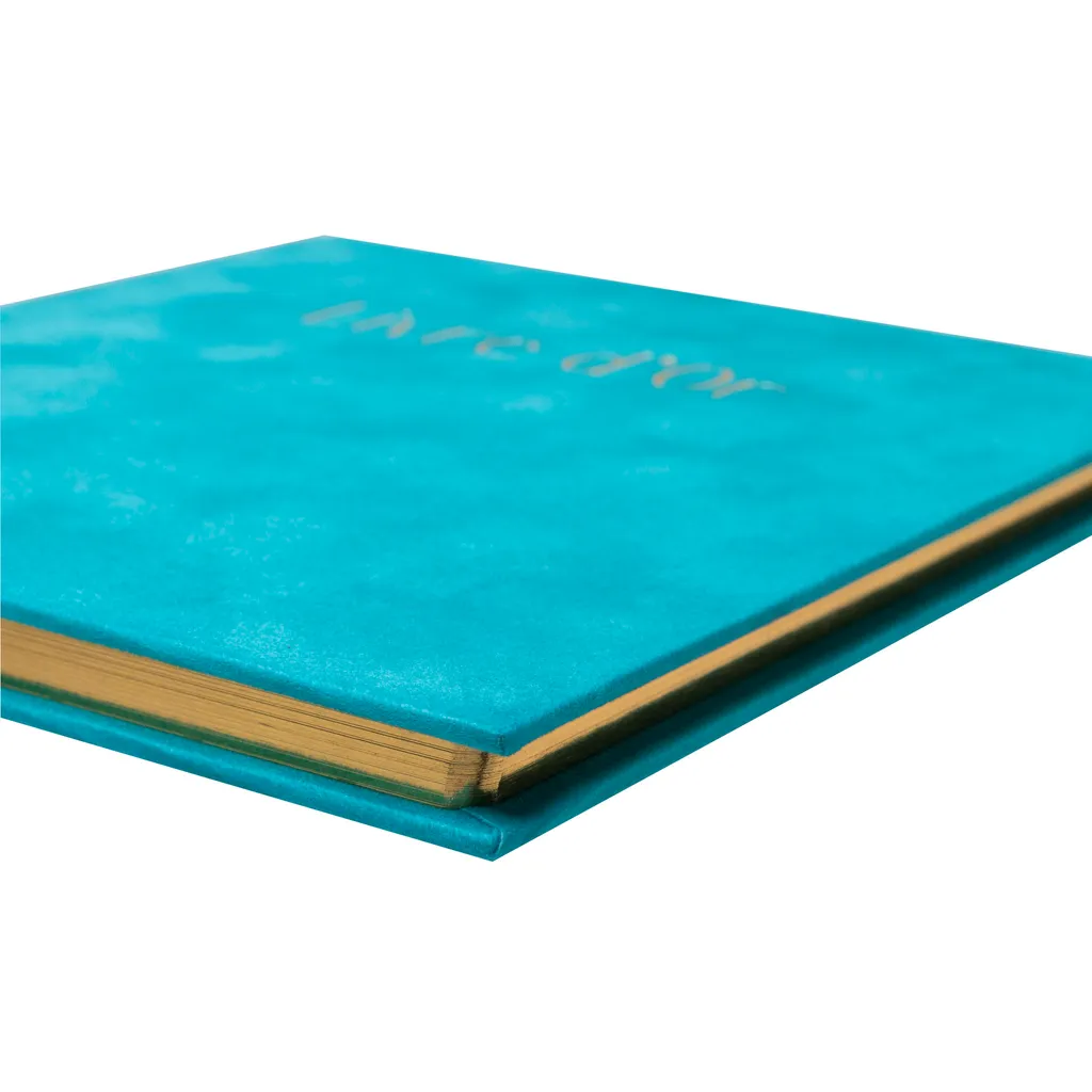 Livre d'or robuste tranche or Exacompta 389E pour messages durables - 7