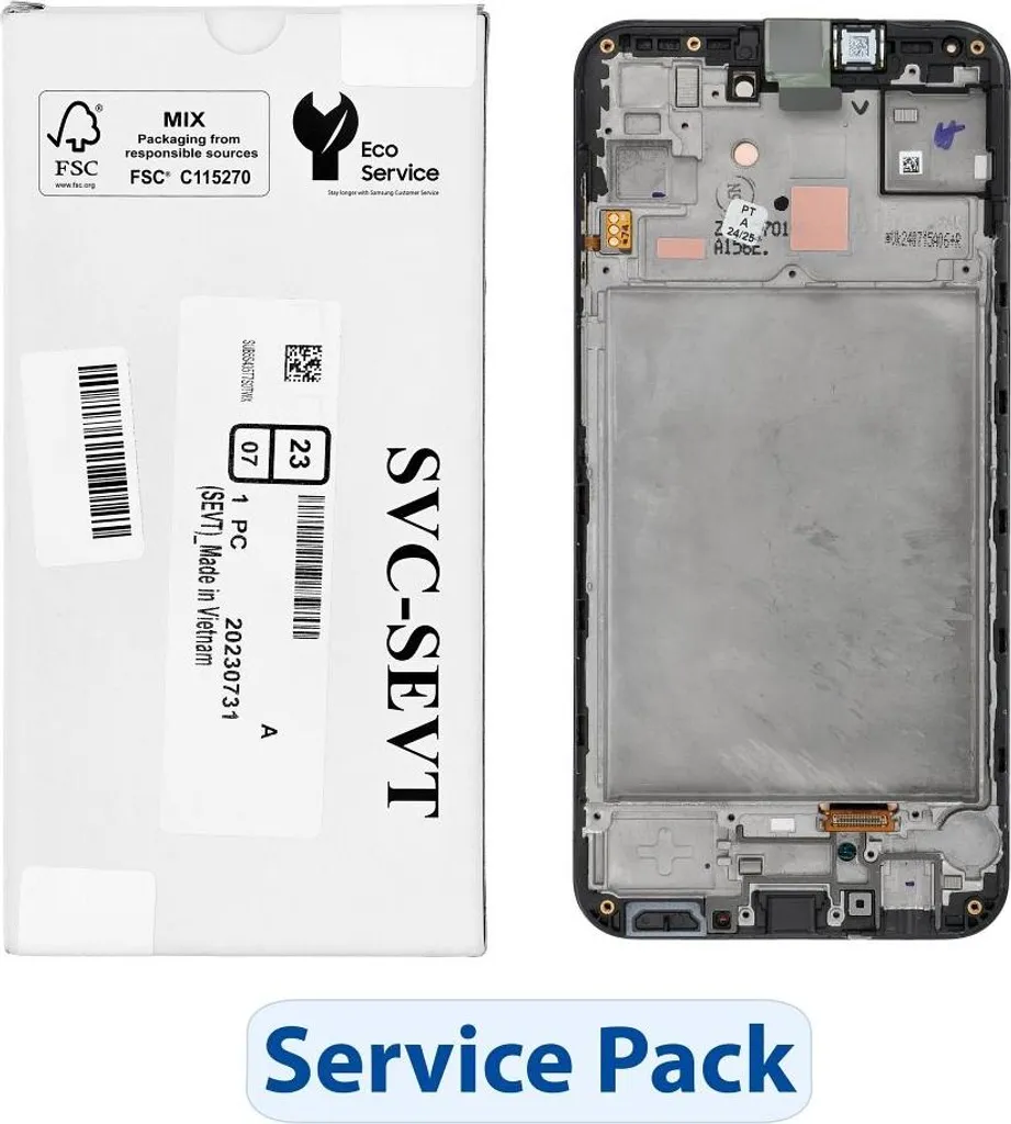 Écran LCD Samsung A15 4G 5G A155 A156 Service Pack GH82-33637A Original