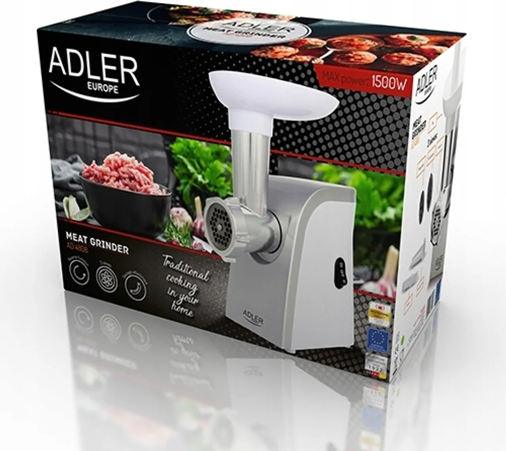 Hachoir à viande domestique Adler AD 4808 pour vos recettes maison