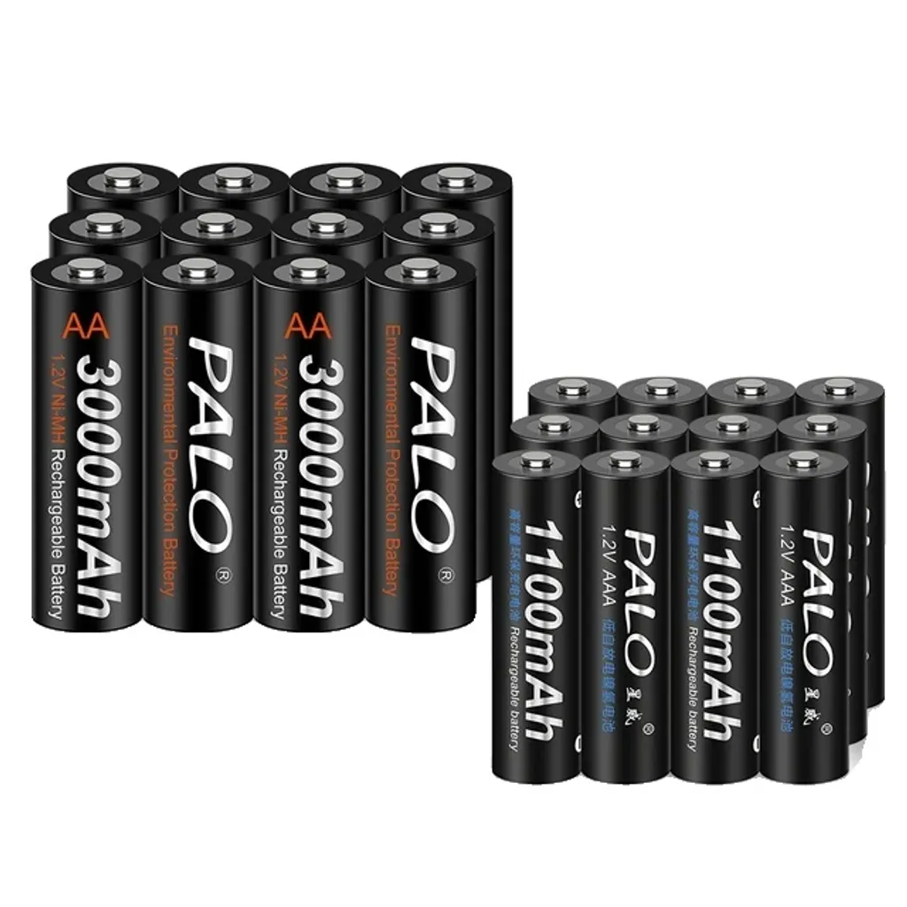 Piles rechargeables pour jouets et claviers sans fil format 12AA et 12AAA