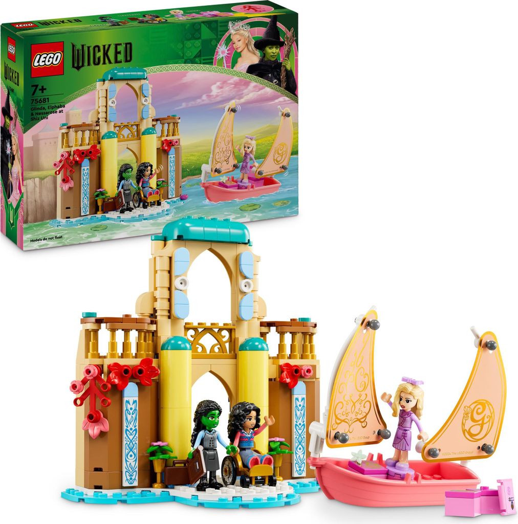 LEGO Wicked Glinda, Elphaba und Nessarose an der Produktbild 