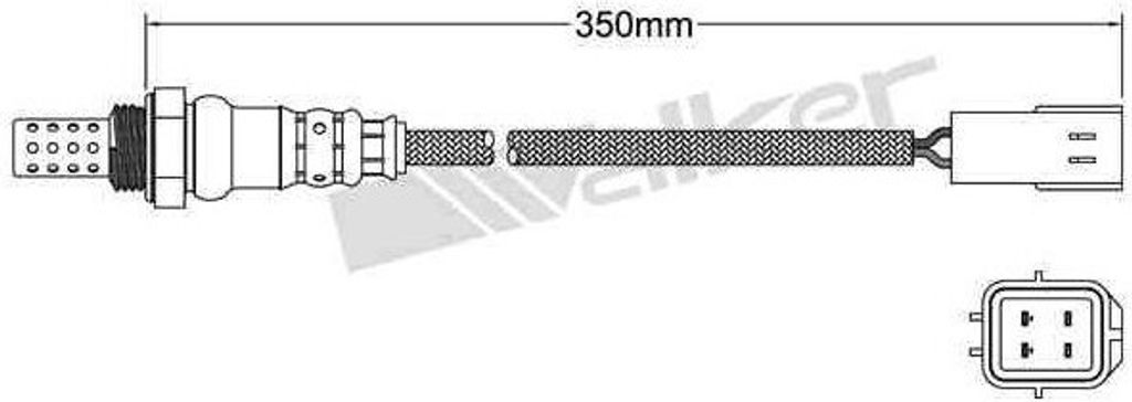 VEGAZ Lambdasonde für KIA CARENS II (FJ) 350mm ULS-765