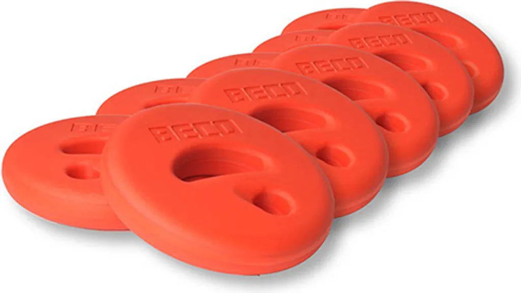 Disques d'Aquagym Beco AquaDisc SZ Rouges pour Fitness Aquatique - 5 paires