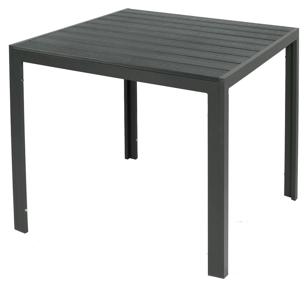 Table de jardin Non-Wood aluminium anthracite / gris 90 x Image du produit 
