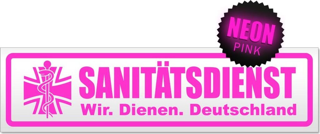 Sanitätsdienst Deutschland Magnetschild Schild magnetisch