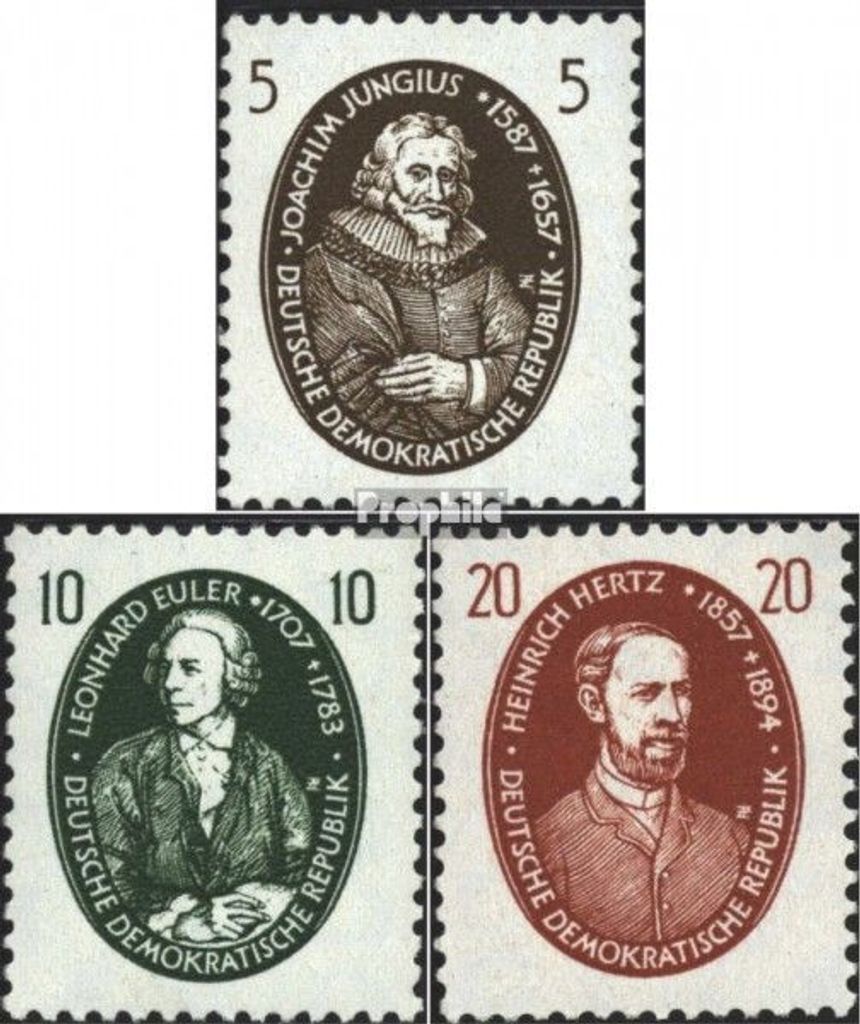 Briefmarken DDR 1957 Mi 574-576 (kompl.Ausg.) gestempelt Produktbild 