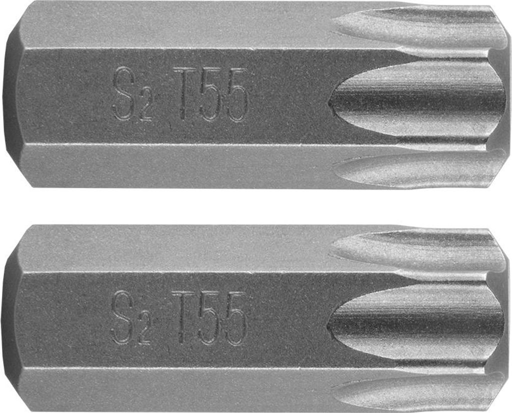 NEO TOOLS Końcówka TORX T55 x 30 mm, S2 x 2 szt. Zdjęcie produktu 