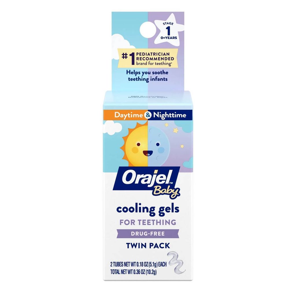 Orajel gel per dentizione per bambini 2x5,1g - Rinfrescante Immagine del prodotto 