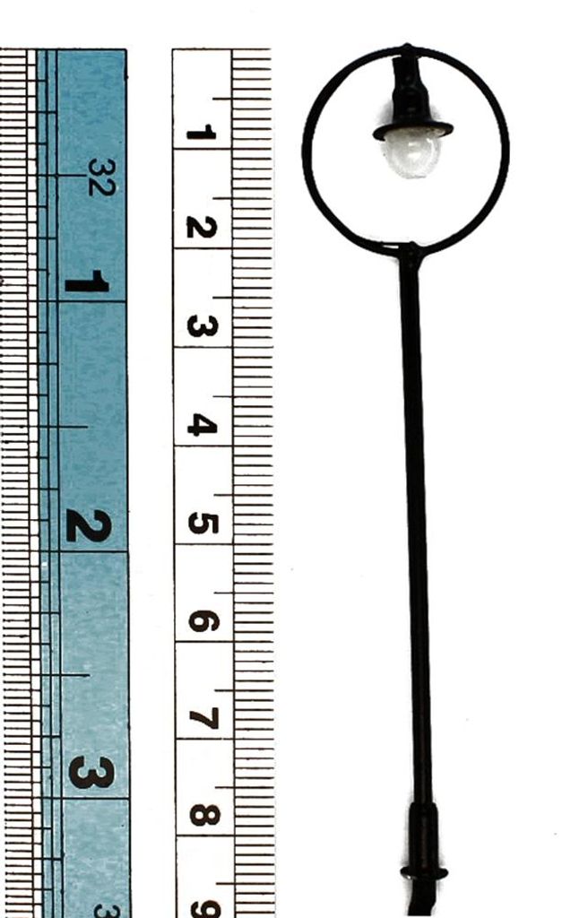 Modelleisenbahn Anlagen H0 Lampen mit 12 Volt (10 Stück) Produktbild 