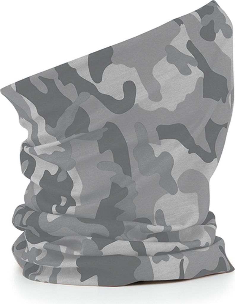 Beechfield B900 | Schlauchschal Morf Original / Herren Winter Schal - Farbe: Arctic Camo - Größe: One Size