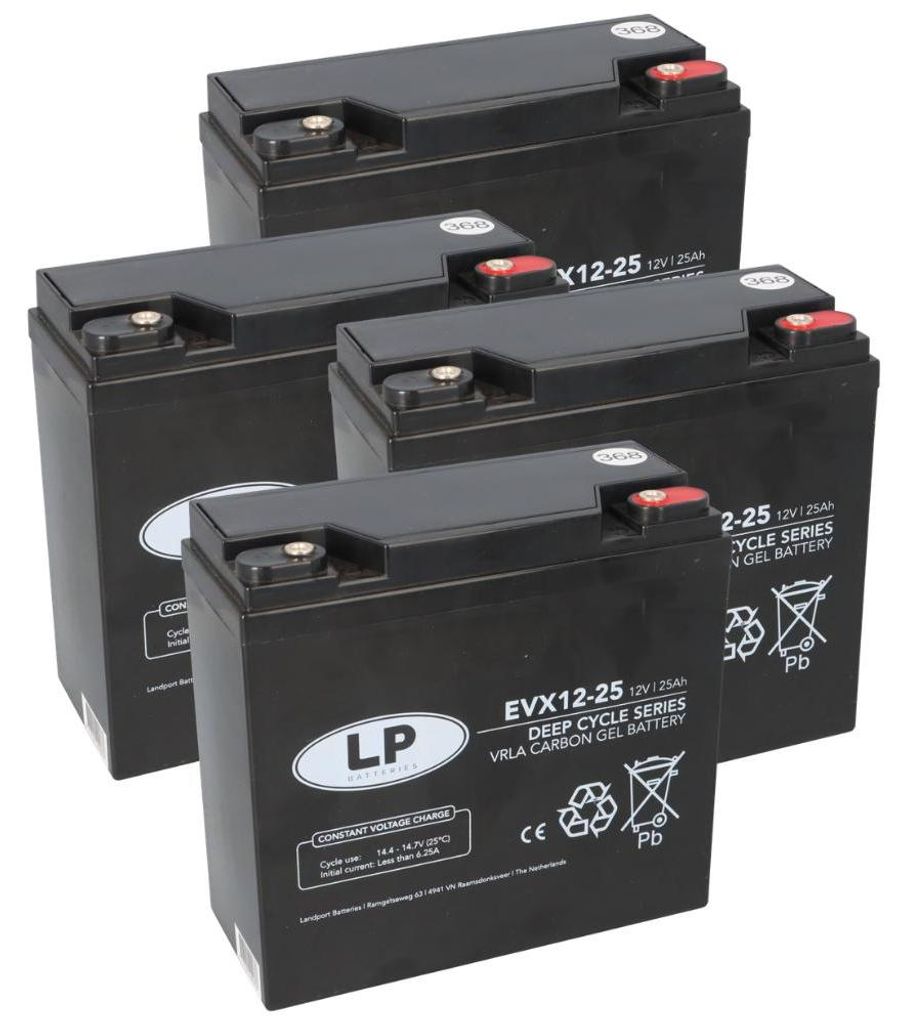 Akku-Satz 48V 25Ah für Rolektro City 45, City 45 V2 & Produktbild 