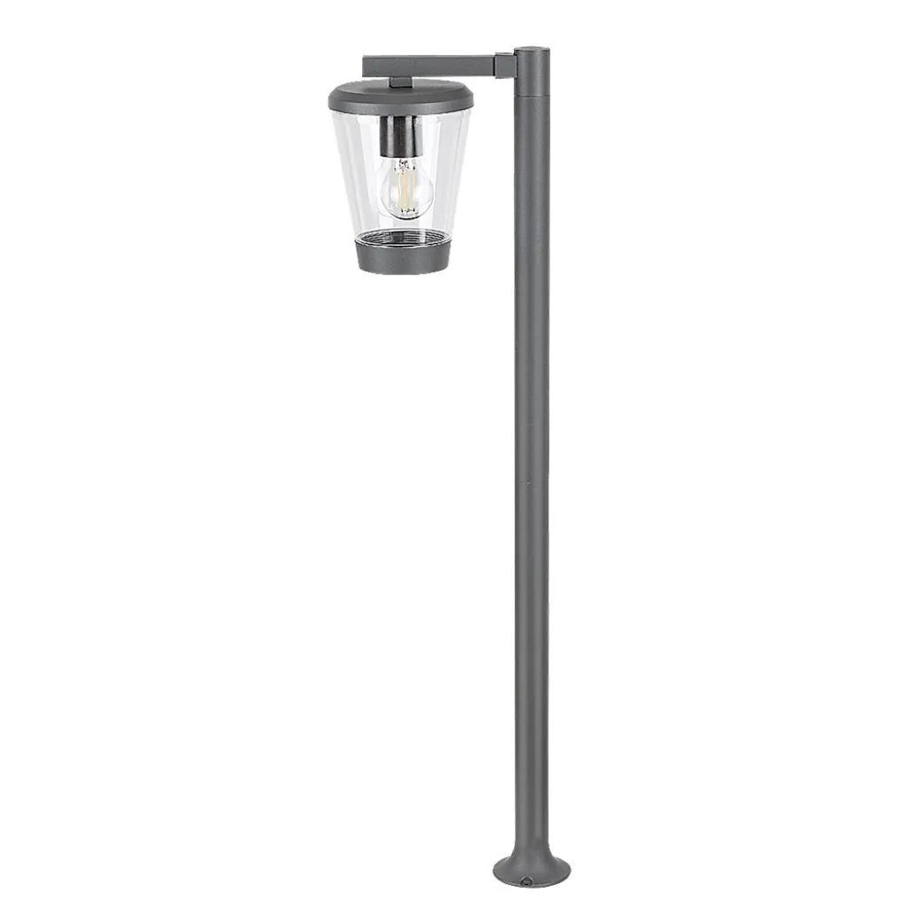 Borne lumineuse extérieure Savano anthracite pour balisage de jardin