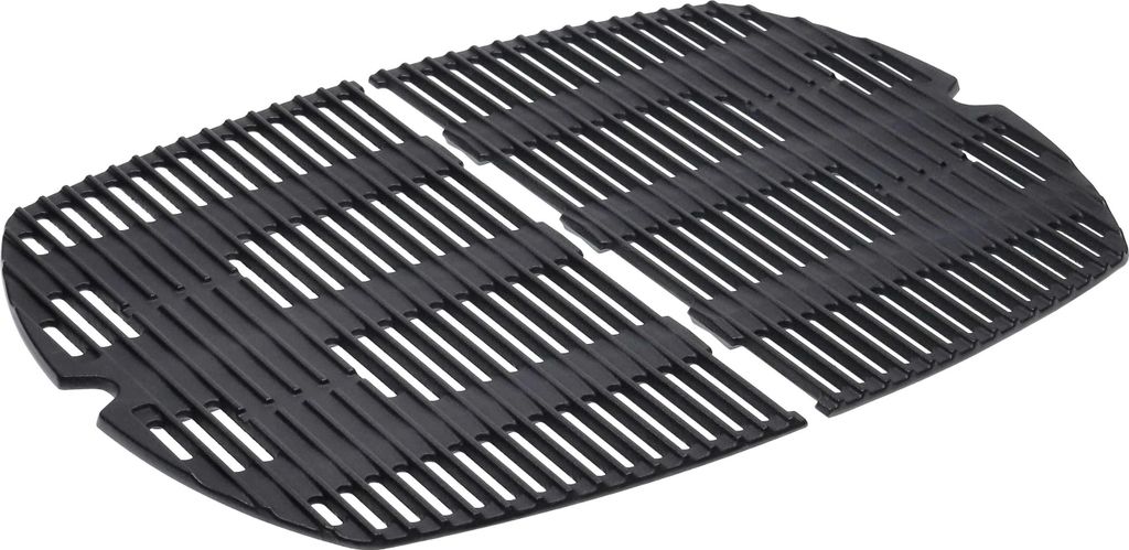 vhbw 2x Grillrost kompatibel mit Weber 56060124, 56067224, 404341, 586002, Q300, Q3000, 57060001 Gasgrill, Grill - Gusseisen 45,8 x 32,1 x 2,8 cm