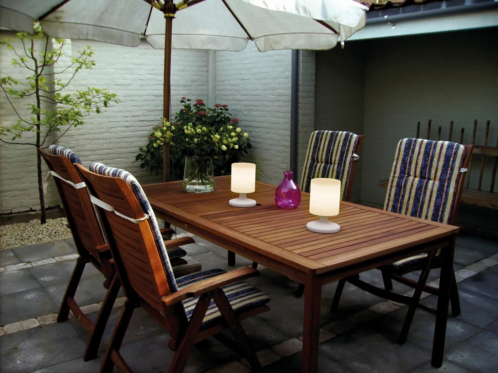 Éclairage de table LED pour dîner extérieur rechargeable et sans fil 5000 - 8