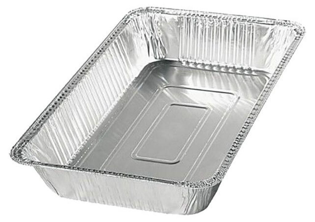 50 Aluschalen 1/1 GN rechteckig 80 mm tief 8500 ml 527x326 Produktbild 