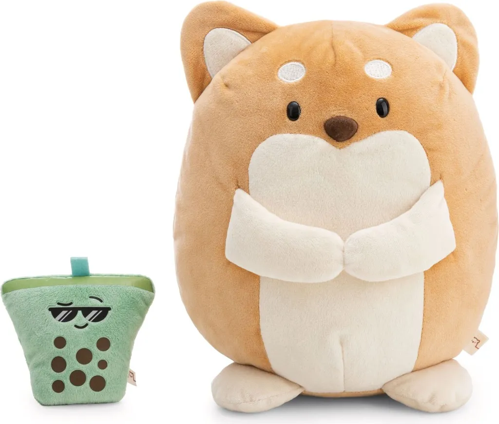 Peluche Chien Hiro 27 cm Nici mymochi - Texture Douceur Bubble Tea Fun - 5