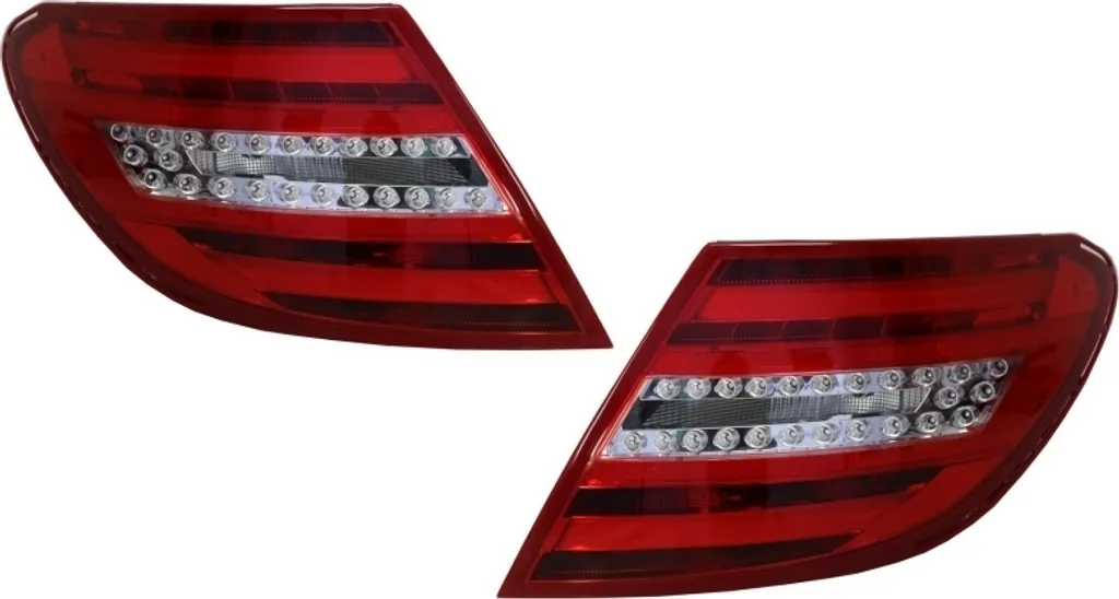 Feux arrière LED Mercedes W204 Look 2012 pour Rénovation Classe C 2008
