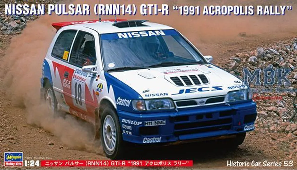 Hasegawa HAS21153 Nissan Pulsar GTI-R 1991 Acropolis Maquette 1/24