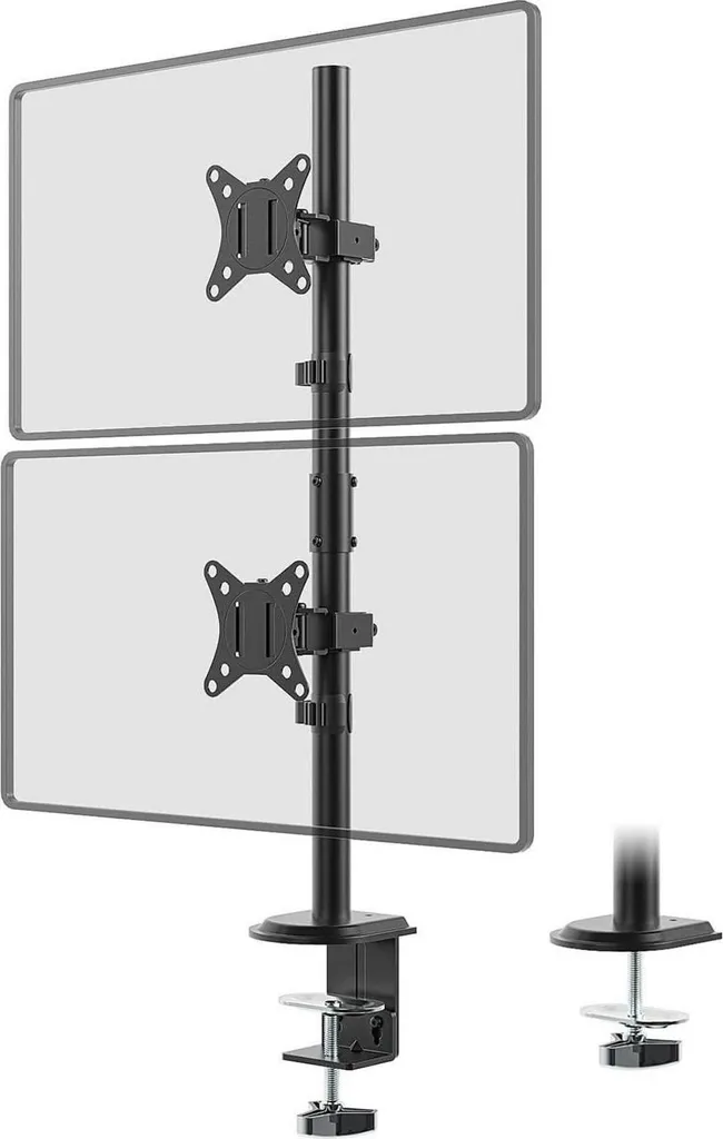 Support double écran 17-32'' VESA : finissez-en avec le mal de dos au bureau