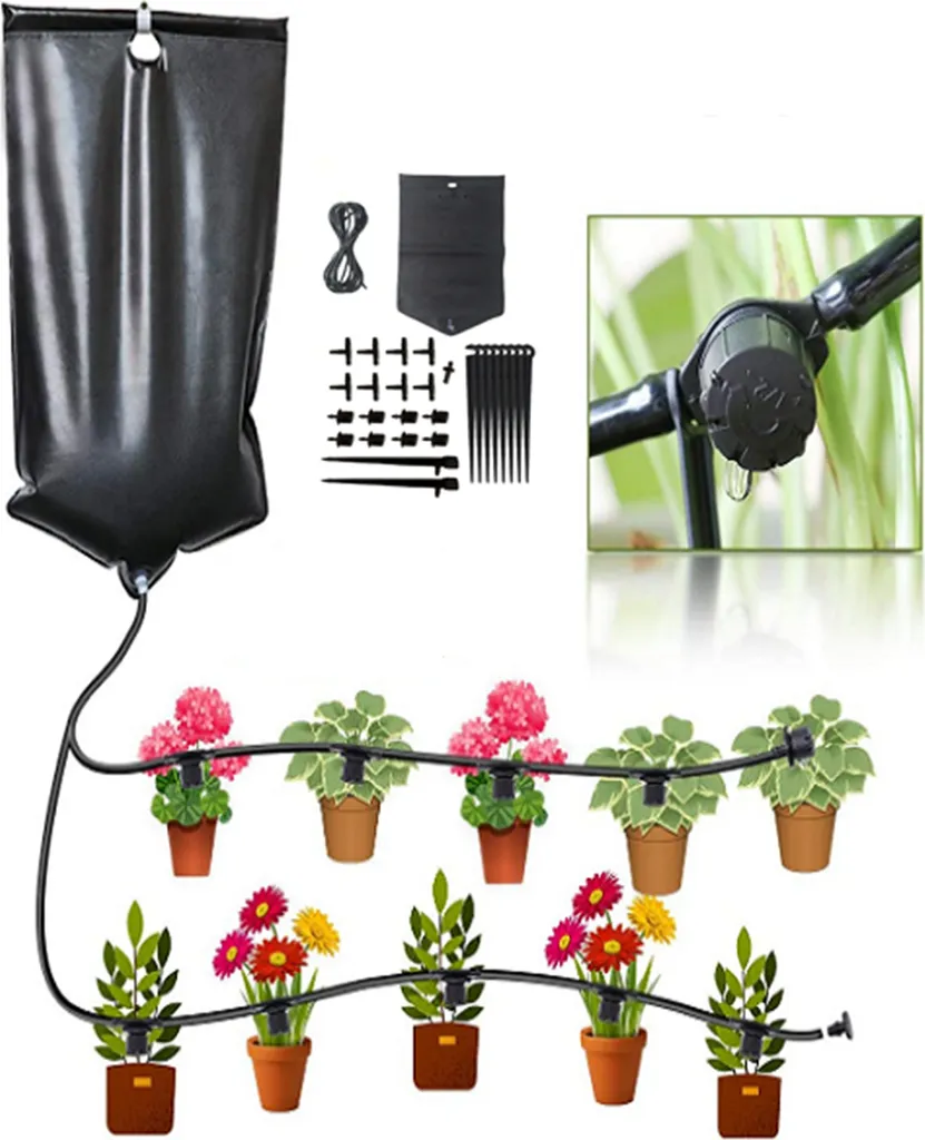 Kit d'arrosage automatique avec réservoir de 10 litres pour plantes