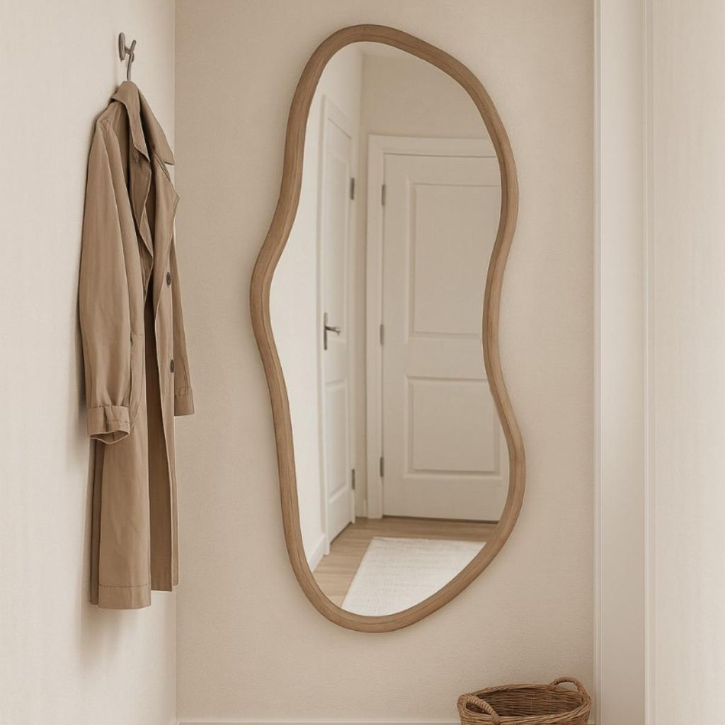 Livingfurn Spiegel Brix Sophie XL Organisch Bruin Productafbeelding 