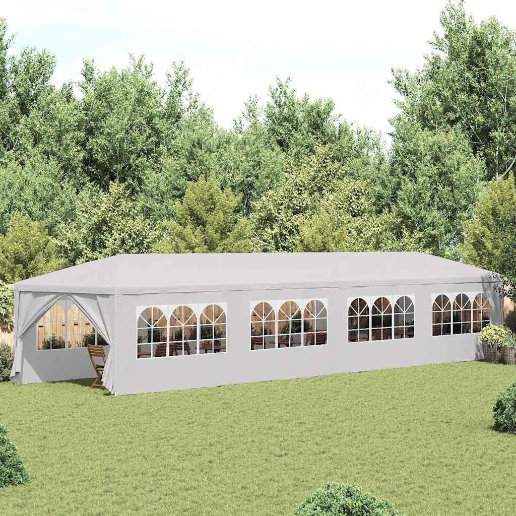 vidaXL Tenda da giardino 3x12 m Bianco Immagine del prodotto 