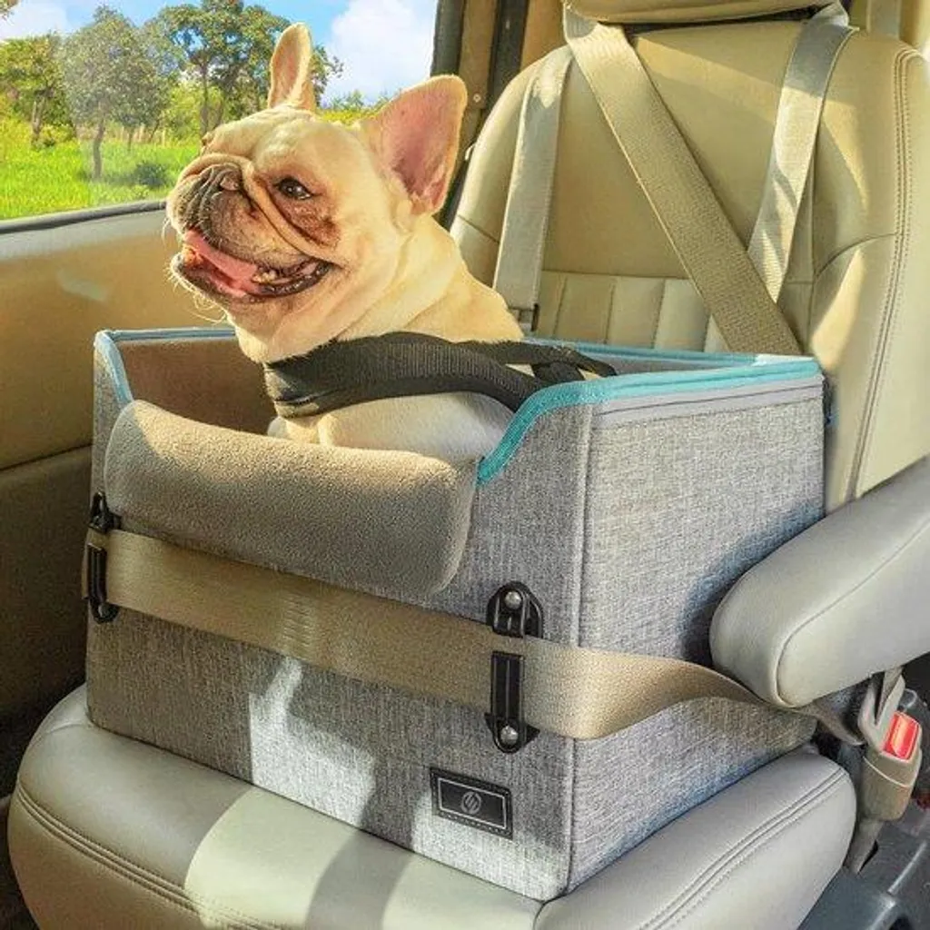 Coussin pour chien voiture rembourré - Panier de transport sécurisé
