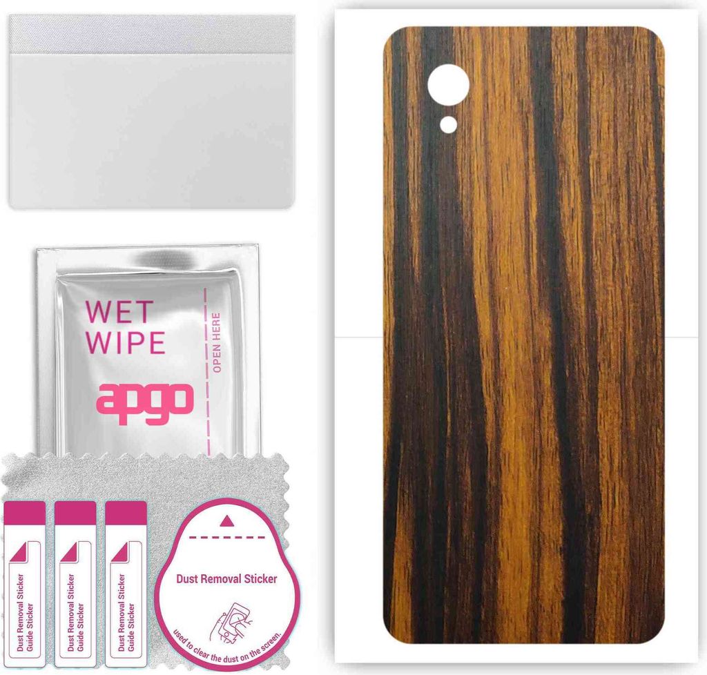 apgo Rückseite Schutzfolie, Skin, kompatibel mit ZTE Blade A31 Lite, Hinten Displayschutzfolie aus Vinylfolie, kratzfest, einfache Montage - Tiger...