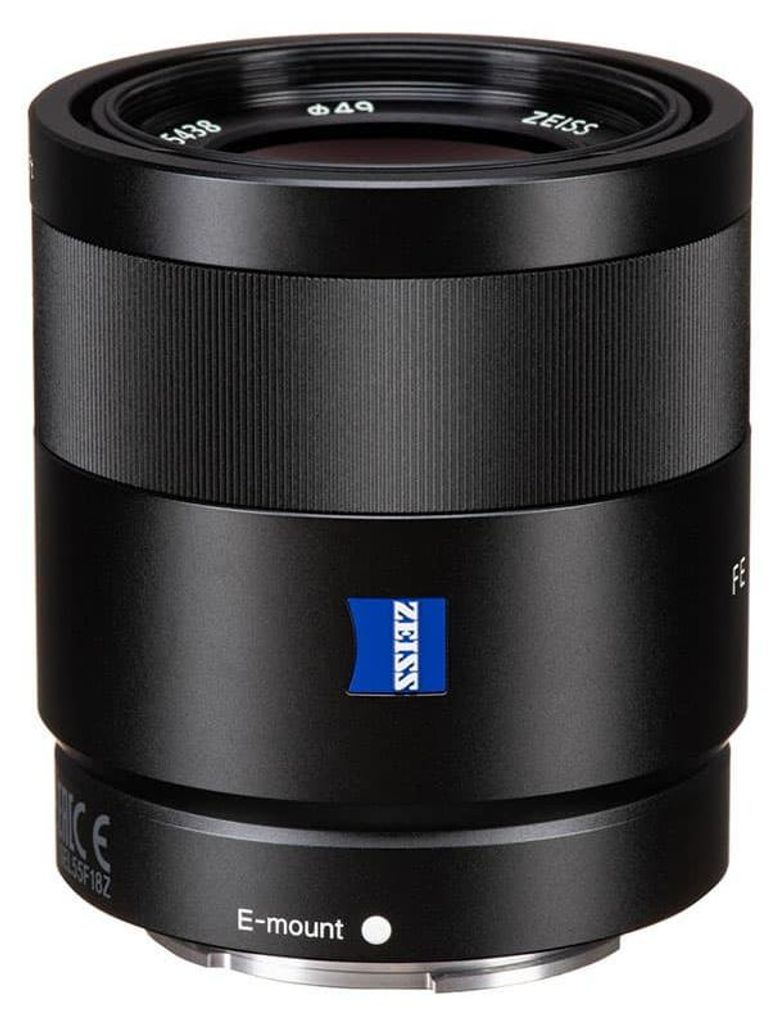 Sony 55 mm / F 1,8 FE ZA SONNAR T* (SEL55F18Z) Objectif à Image du produit 